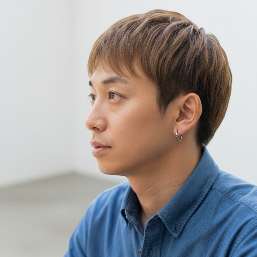 フープピアス チタン